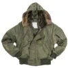 Mil-Tec US N2B Fliegerjacke Oliv -Outdoorfan Geschaft us n2b fliegerjacke oliv