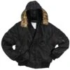Mil-Tec US N2B Fliegerjacke Schwarz -Outdoorfan Geschaft us n2b fliegerjacke schwarz 1