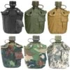 US Plastik-Feldflasche Mit Bezug