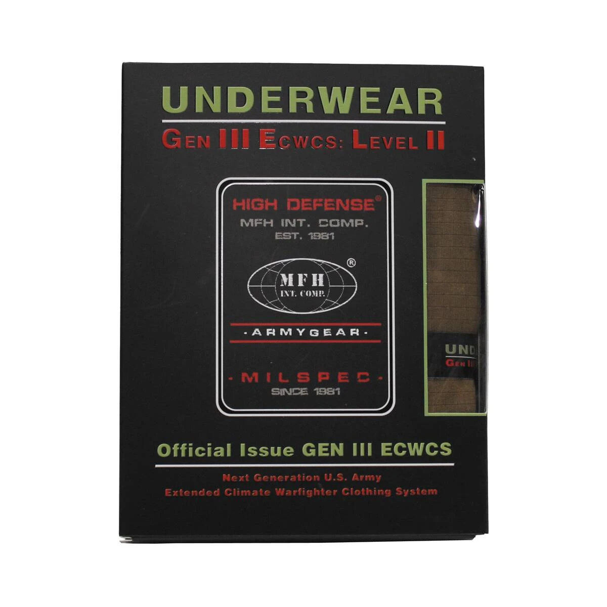 US Unterhemd Level II GEN III Oliv 5 US Unterhemd Level II GEN III Oliv – Bild 3