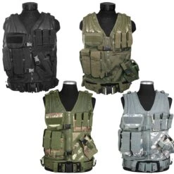 Mil-Tec USMC Einsatzweste Mit Koppel Versch. Farben