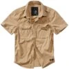 Brandit Vintage Shirt Kurzarm Beige -Outdoorfan Geschaft vintage shirt kurzarm beige 1