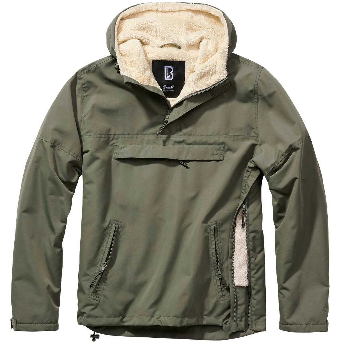 Brandit Windbreaker Sherpa Oliv 3 Brandit Windbreaker Sherpa Oliv