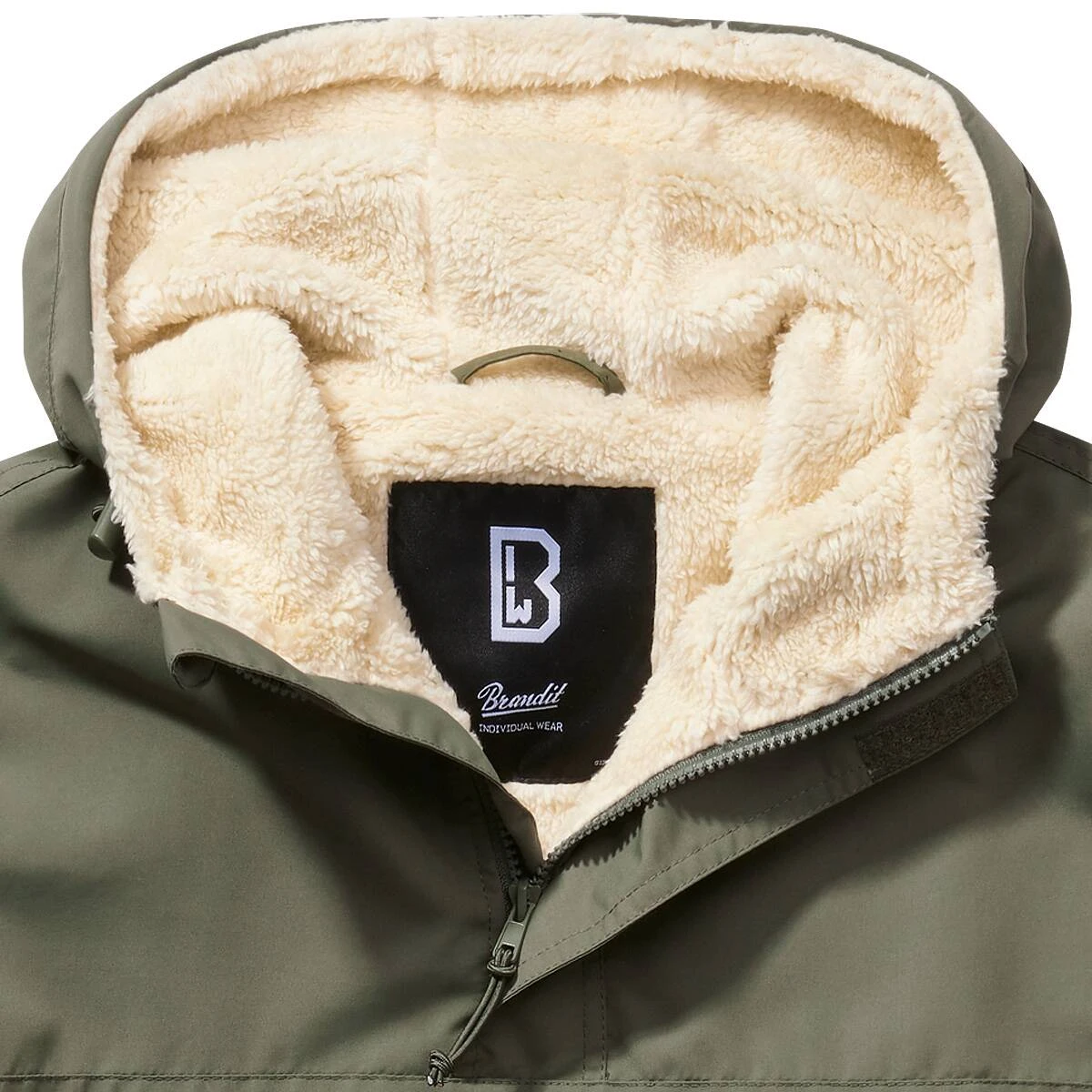 Brandit Windbreaker Sherpa Oliv 4 Brandit Windbreaker Sherpa Oliv – Bild 2