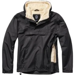 Brandit Windbreaker Sherpa Schwarz