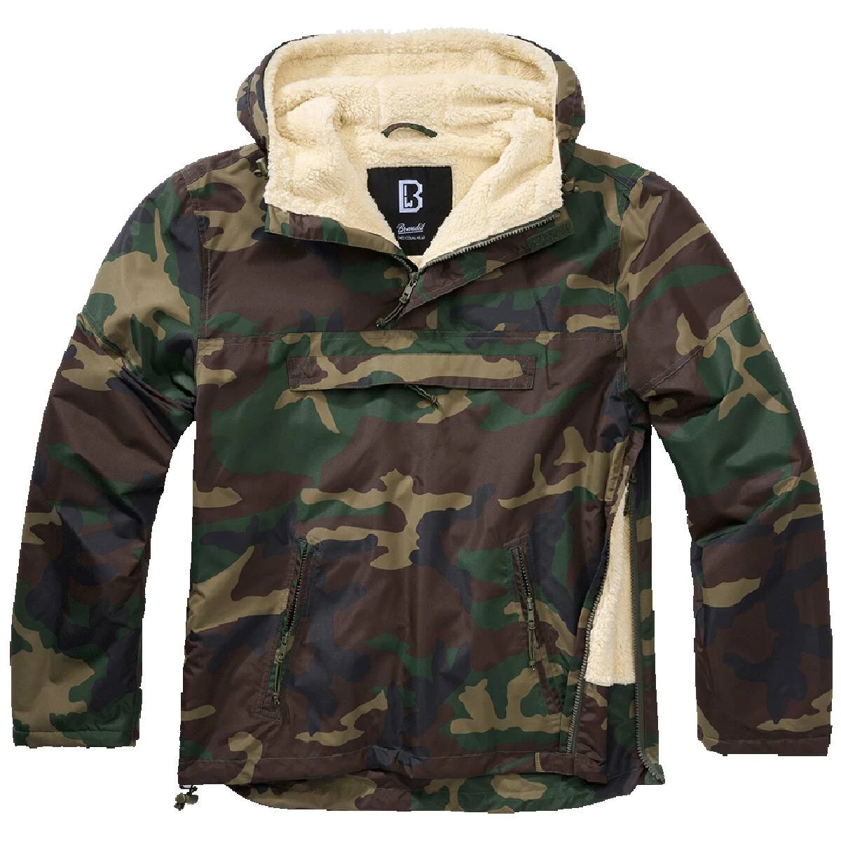 Brandit Windbreaker Sherpa Woodland 3 Brandit Windbreaker Sherpa Woodland