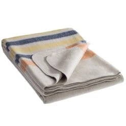 Wolldecke Mit Streifen